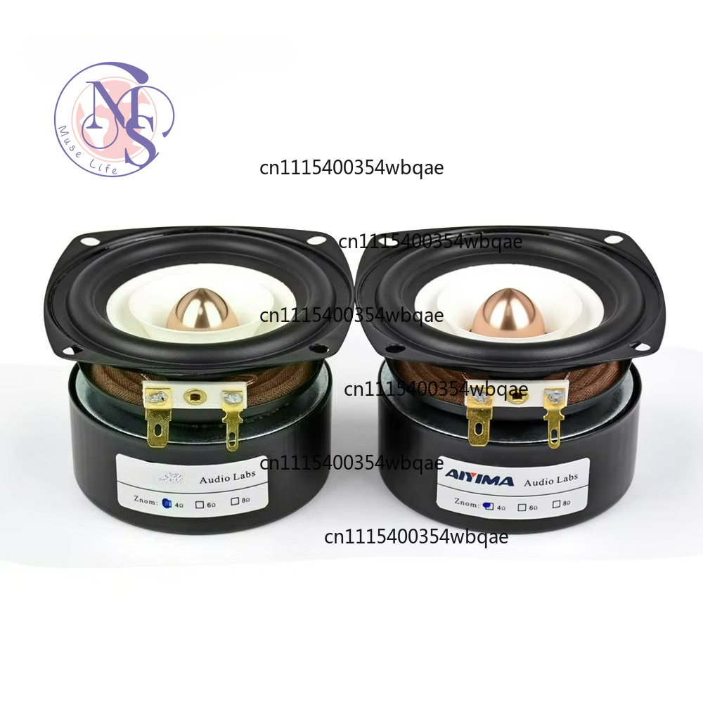 Audio Home Cinema - ZOCI-2 ชิ้น ลำโพงพกพาขนาด 3 นิ้ว 4