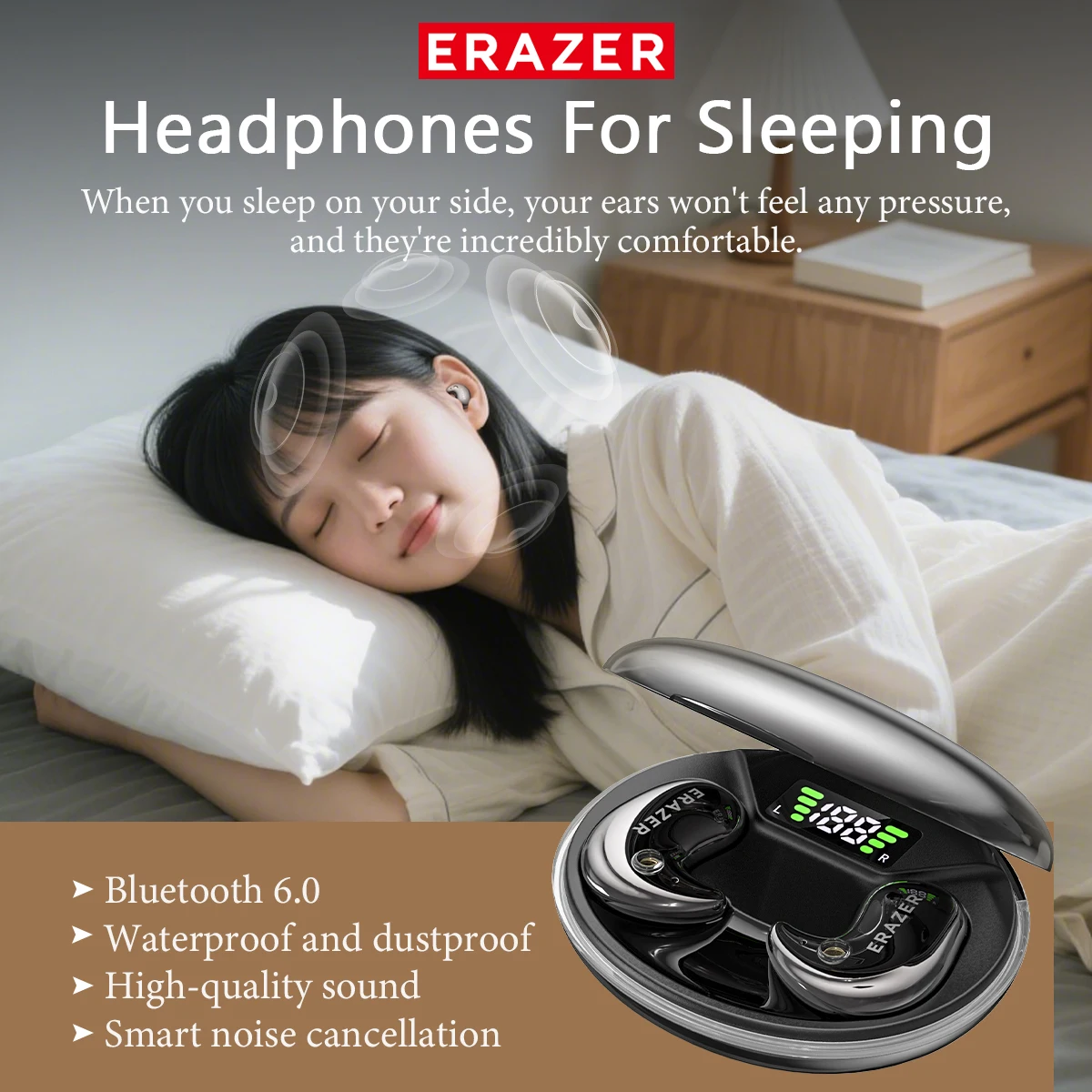 หูฟังบลูทูธแบบอินเอียร์ EARZER - Home Cinema Wireless บทวิจารณ์และราคา